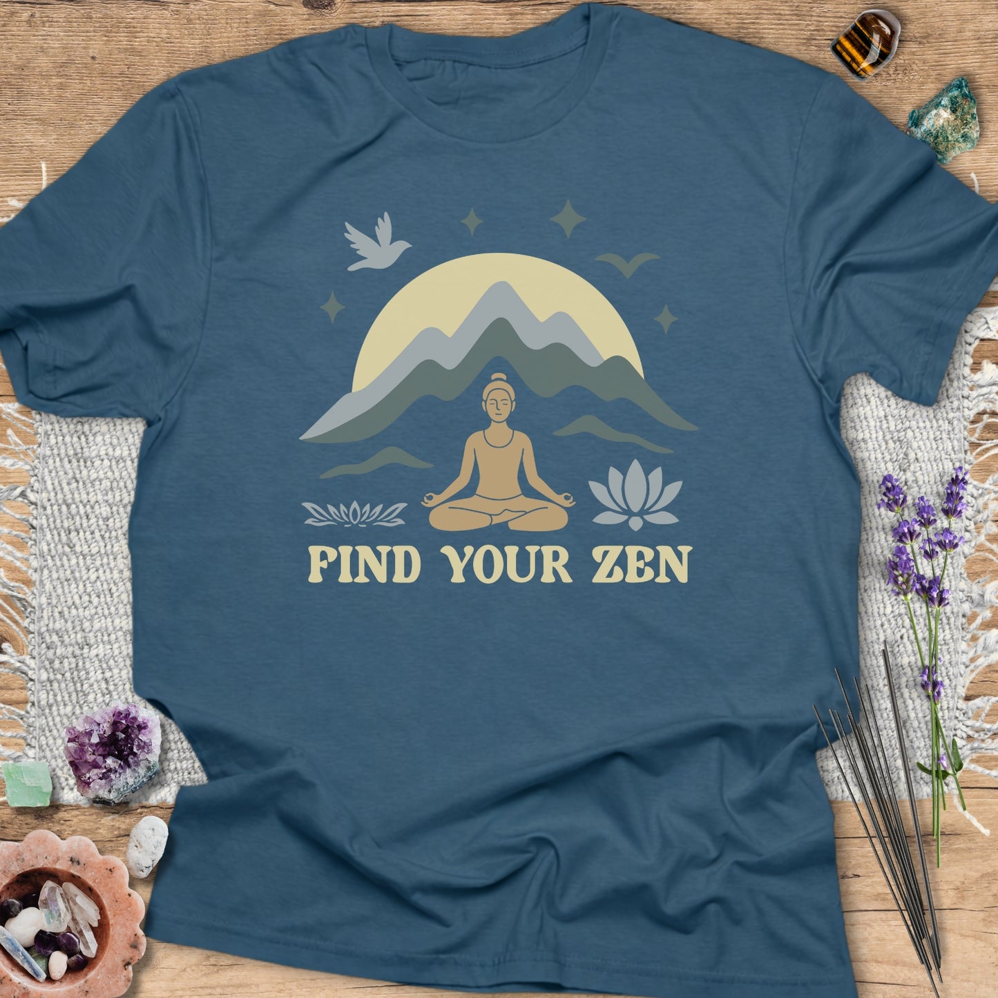 Find Your Zen Meditation T-Shirt