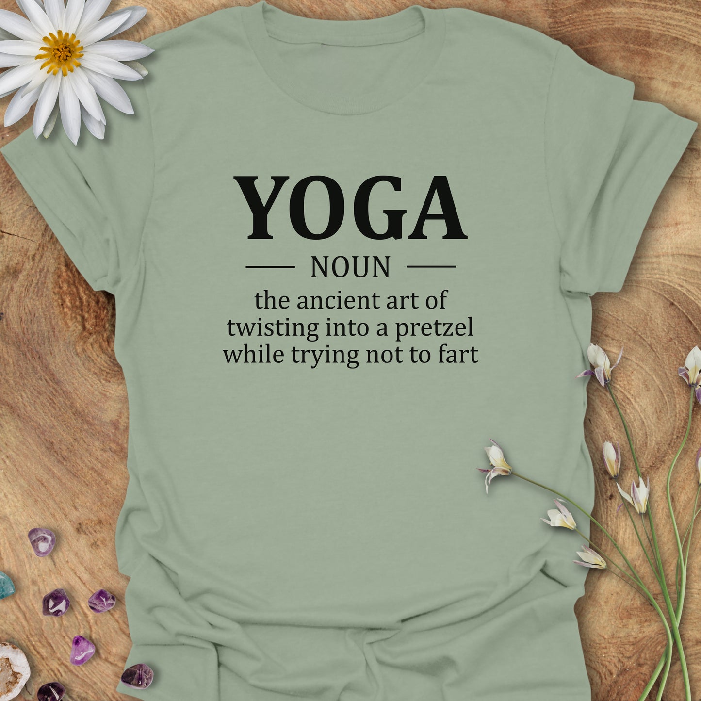 Yoga Definition T-Shirt Sage