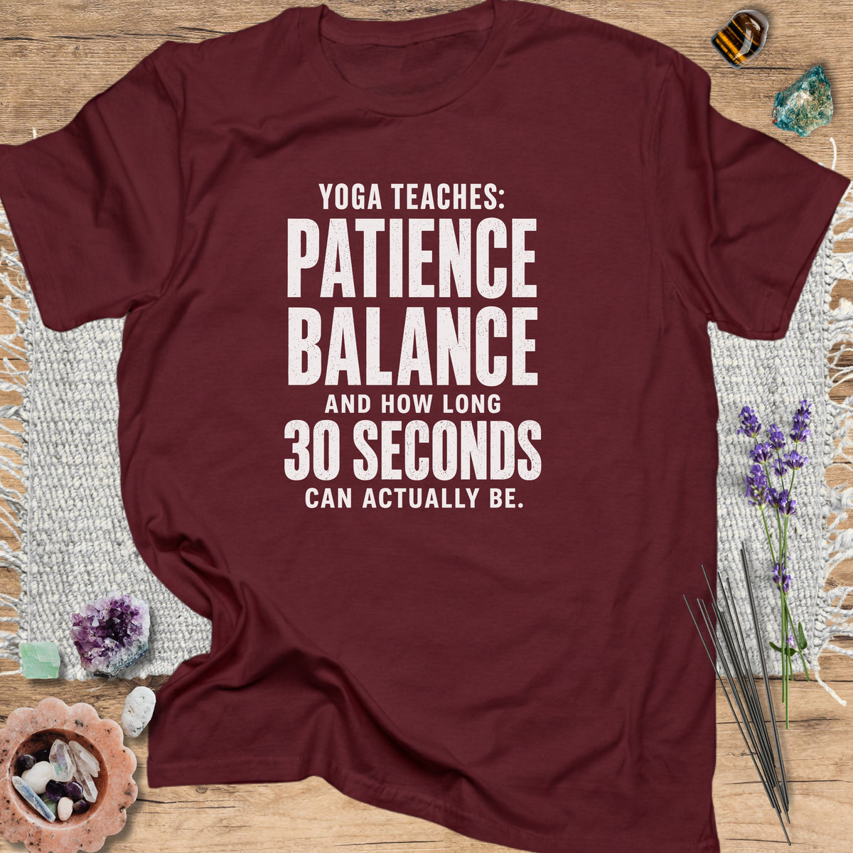Yoga Teaches Maroon