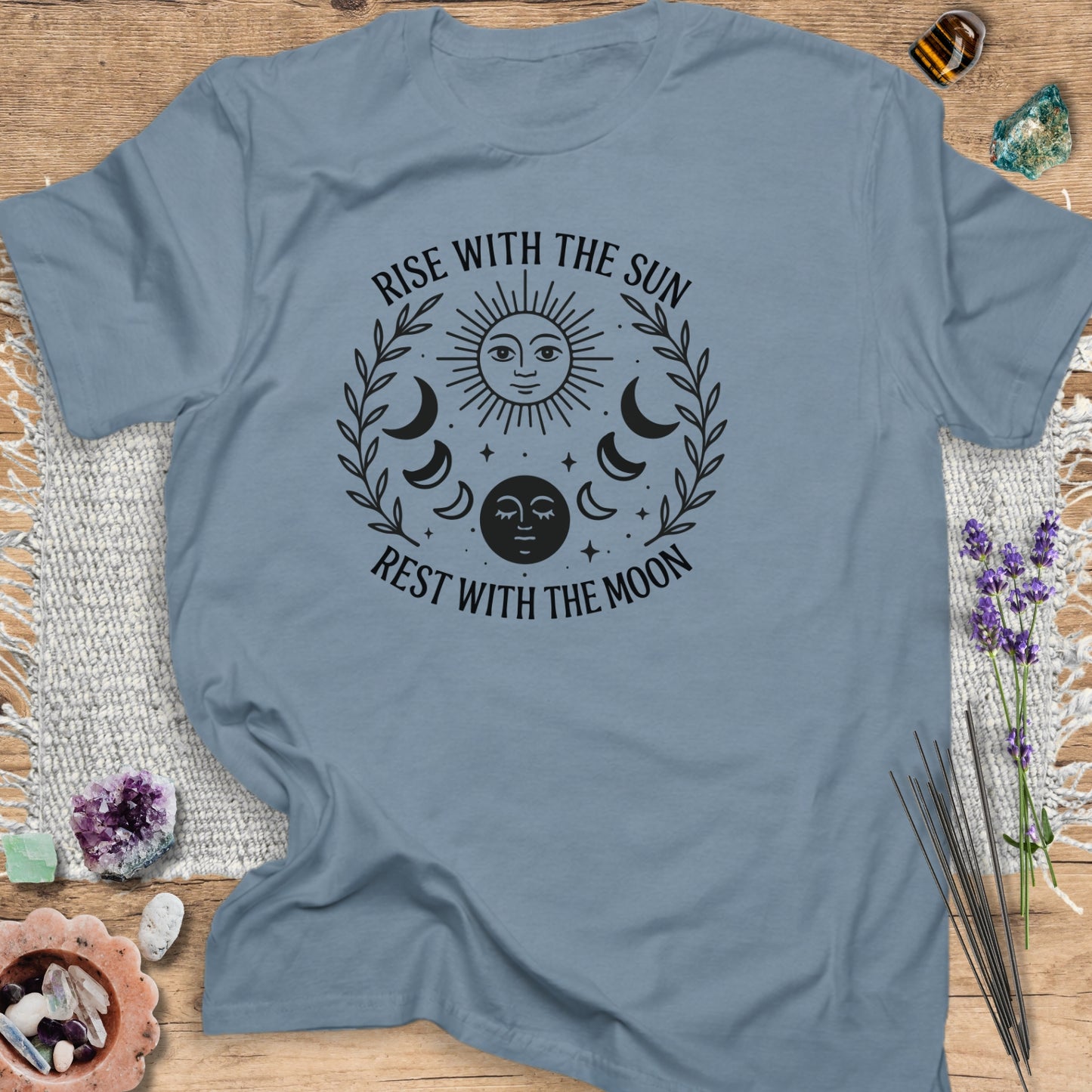 Rise With the Sun, Rest With the Moon T-Shirt