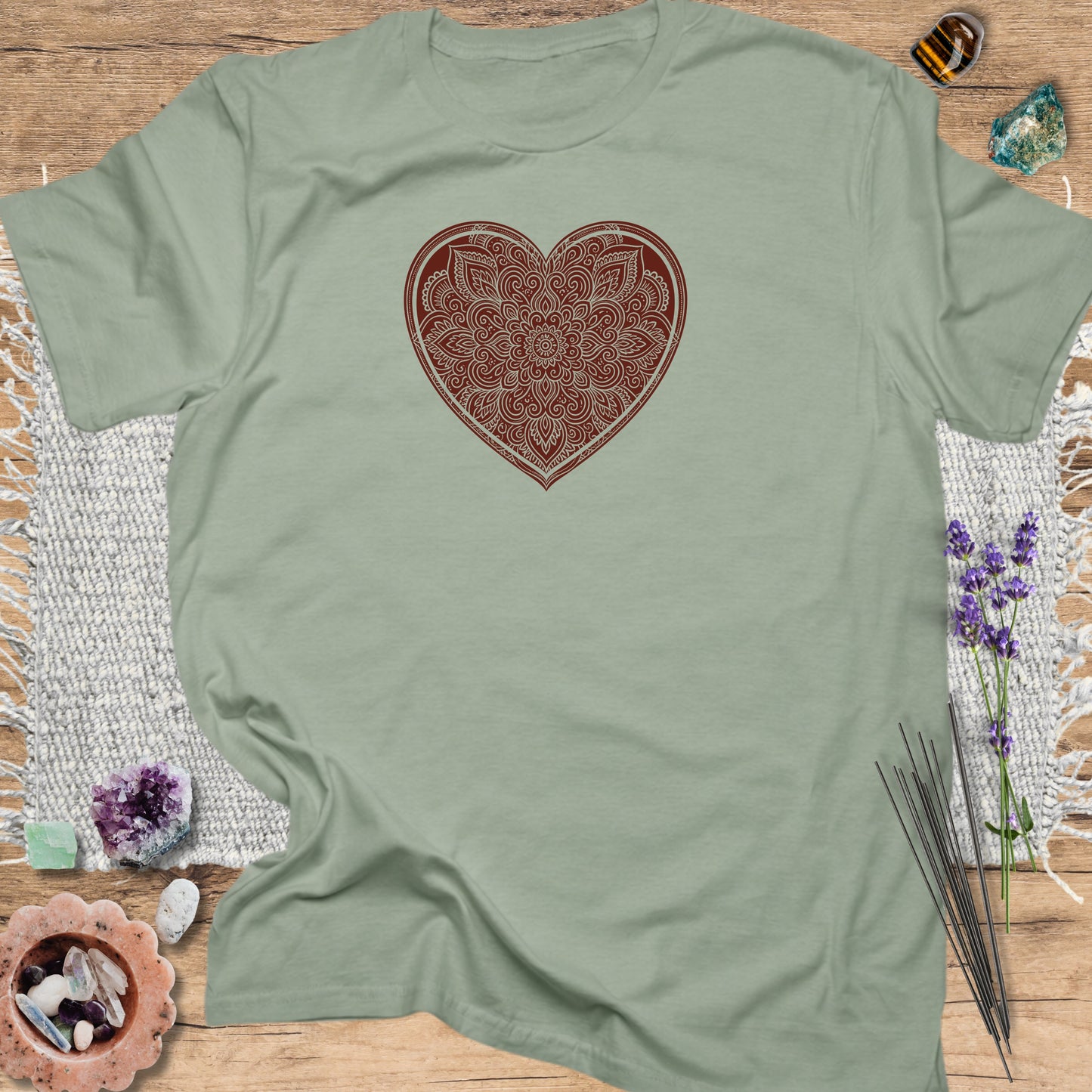 Heart Mandala T-Shirt