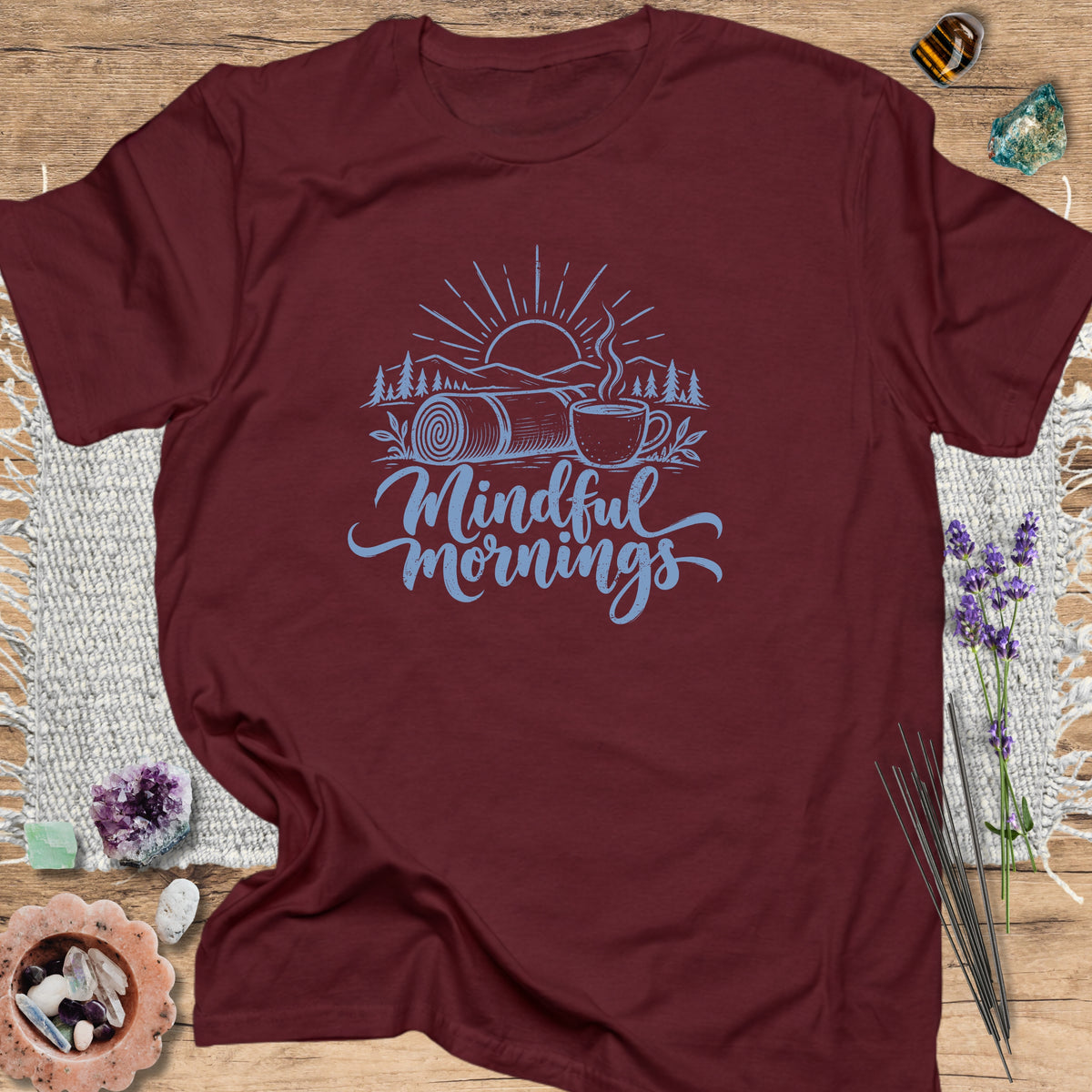 Mindful Mornings Maroon