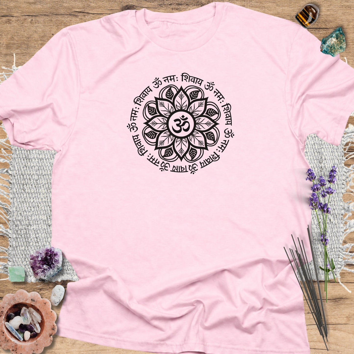 Om Namah Shivaya Floral T-Shirt