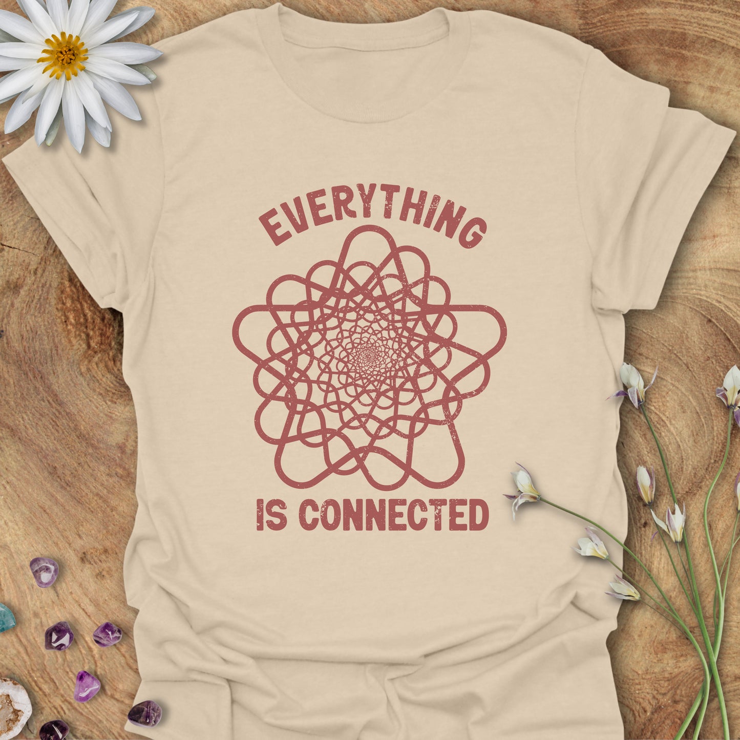 Everything is Connected T-Shirt Sand