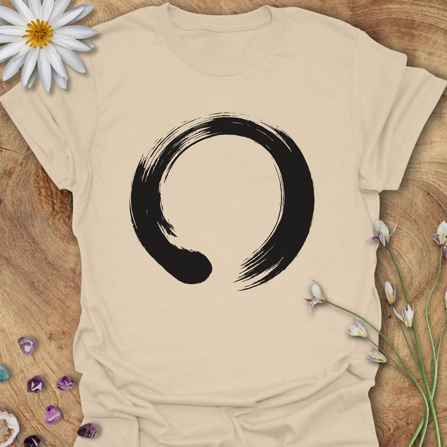Zen Enzo Circle T-Shirt Sand