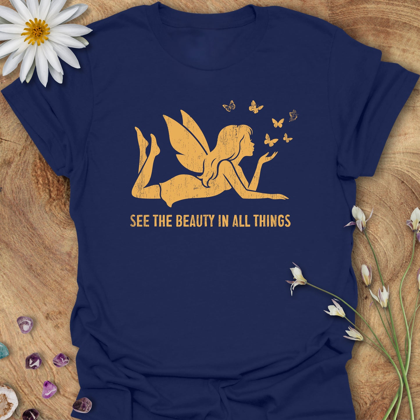 See the Beauty in All Things T-Shirt Navy