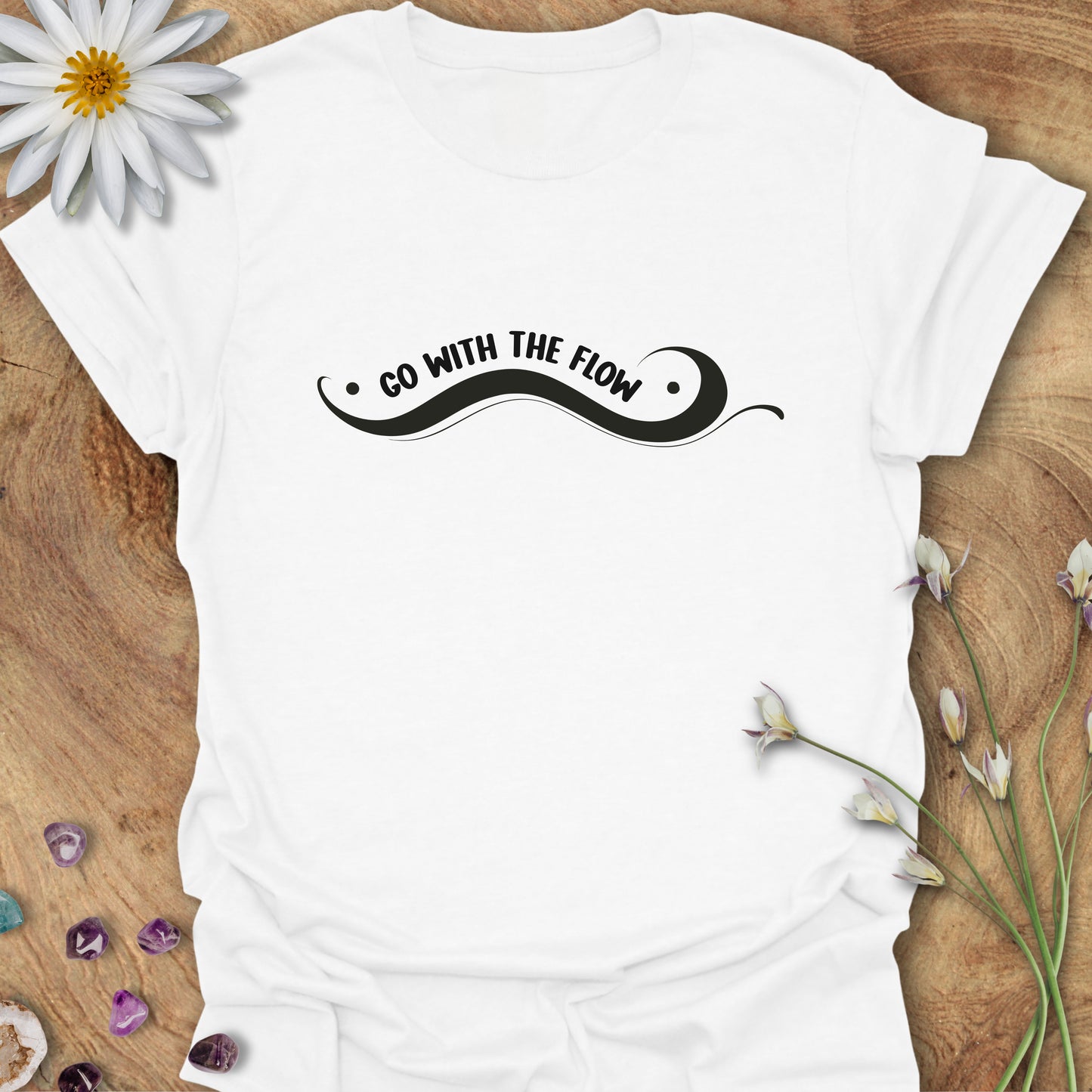 Go With The Flow T-Shirt White
