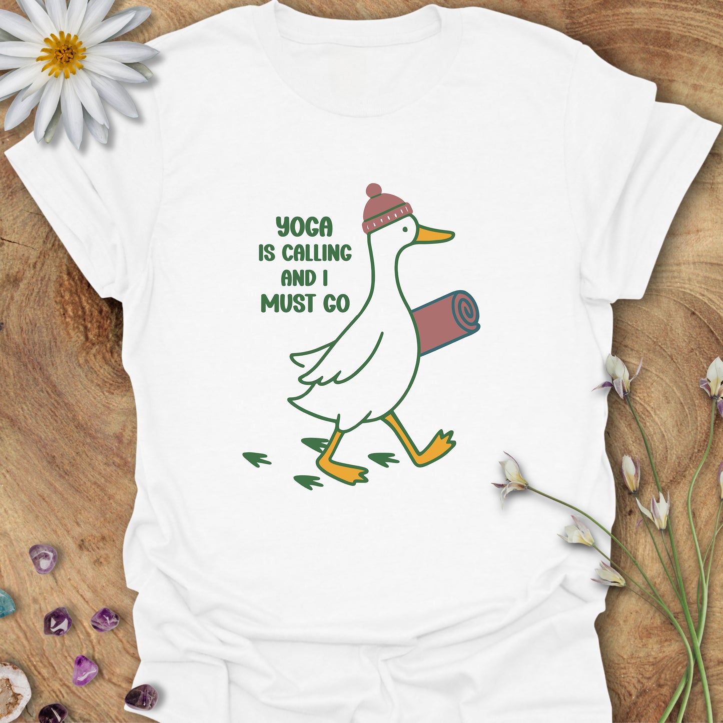 Yoga is Calling and I Must Go T-Shirt