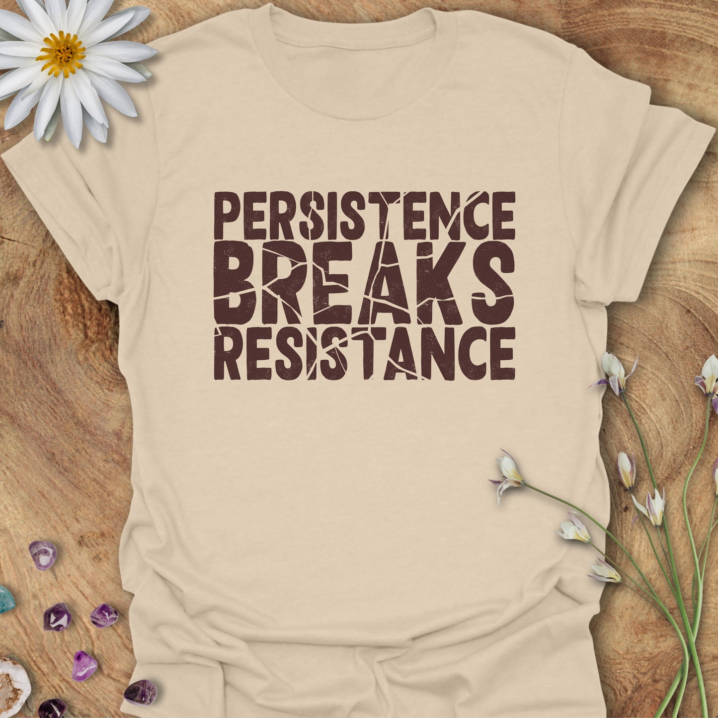 Persistence Breaks Resistance T-Shirt