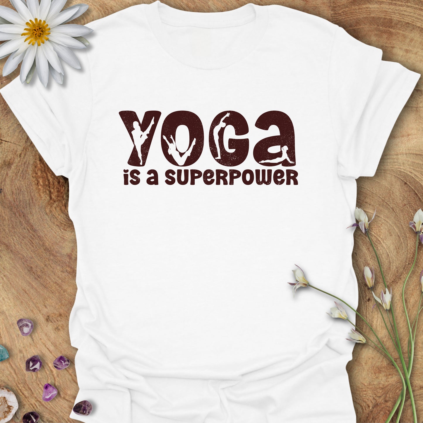 Yoga is a Superpower T-Shirt White