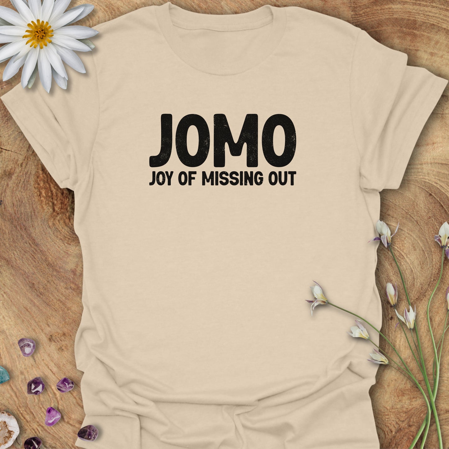 JOMO T-Shirt Sand