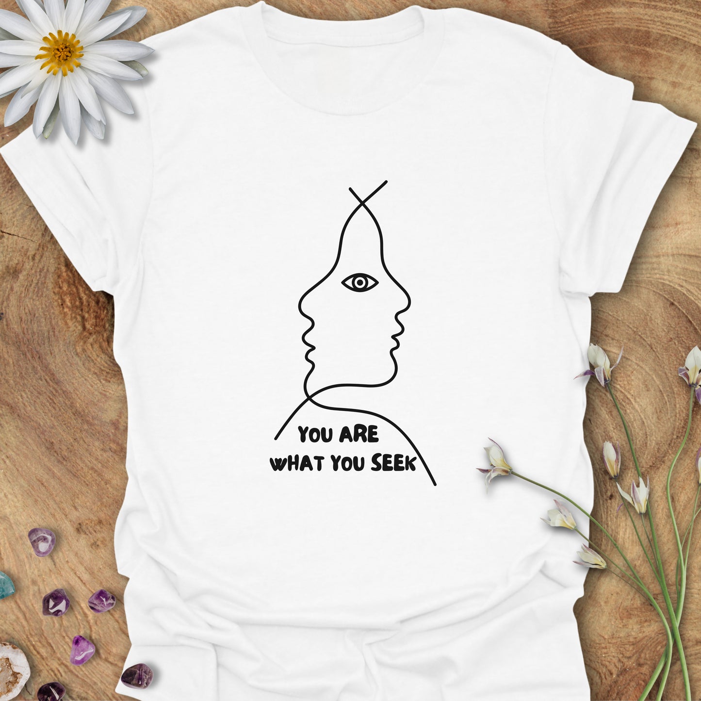 You Are What You Seek T-Shirt White