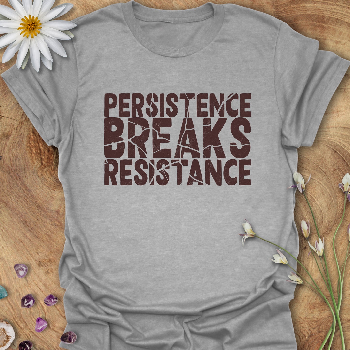 Persistence Breaks Resistance T-Shirt