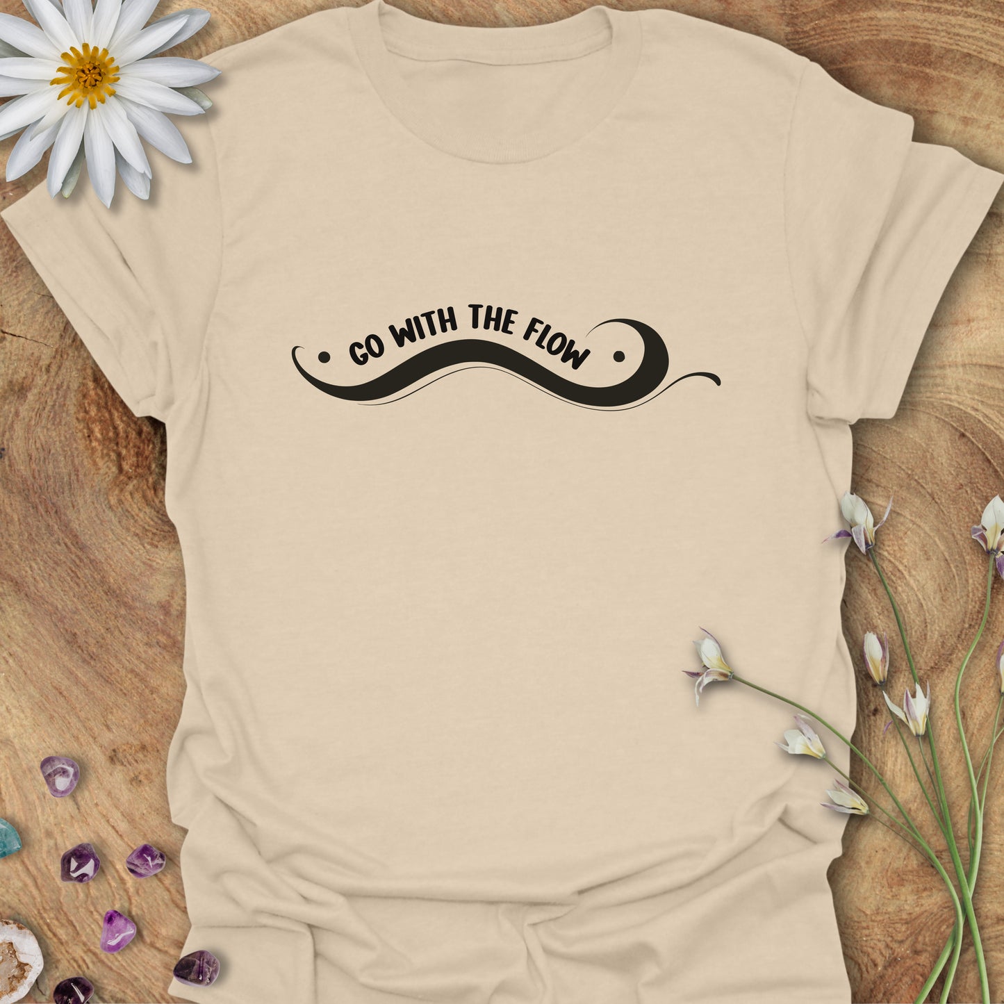 Go With The Flow T-Shirt Sand