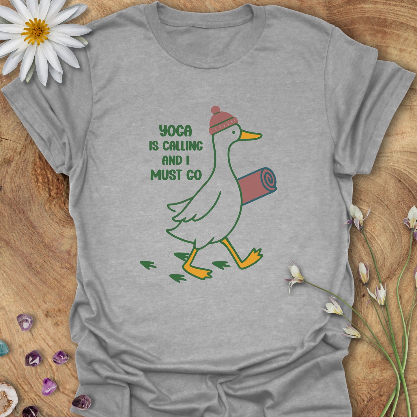 Yoga is Calling and I Must Go T-Shirt
