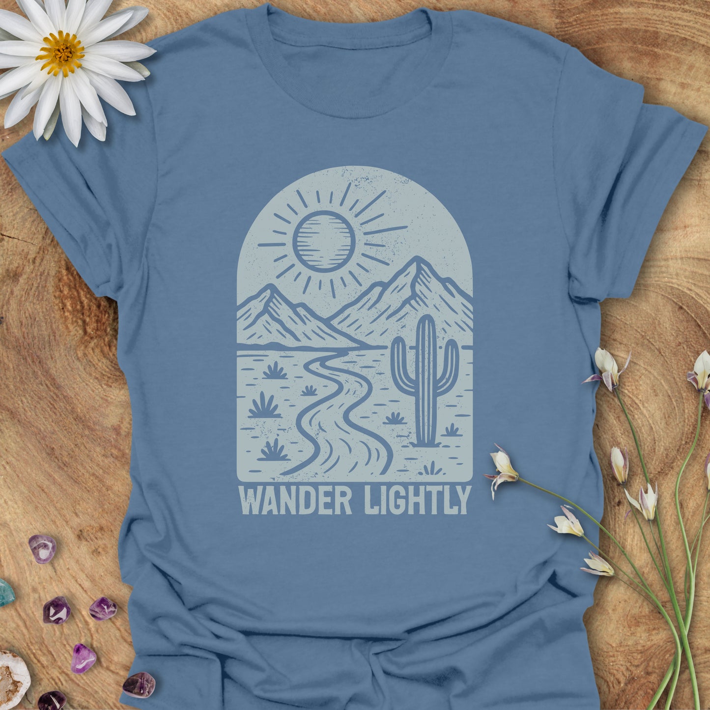 Wander Lightly T-Shirt Indigo Blue