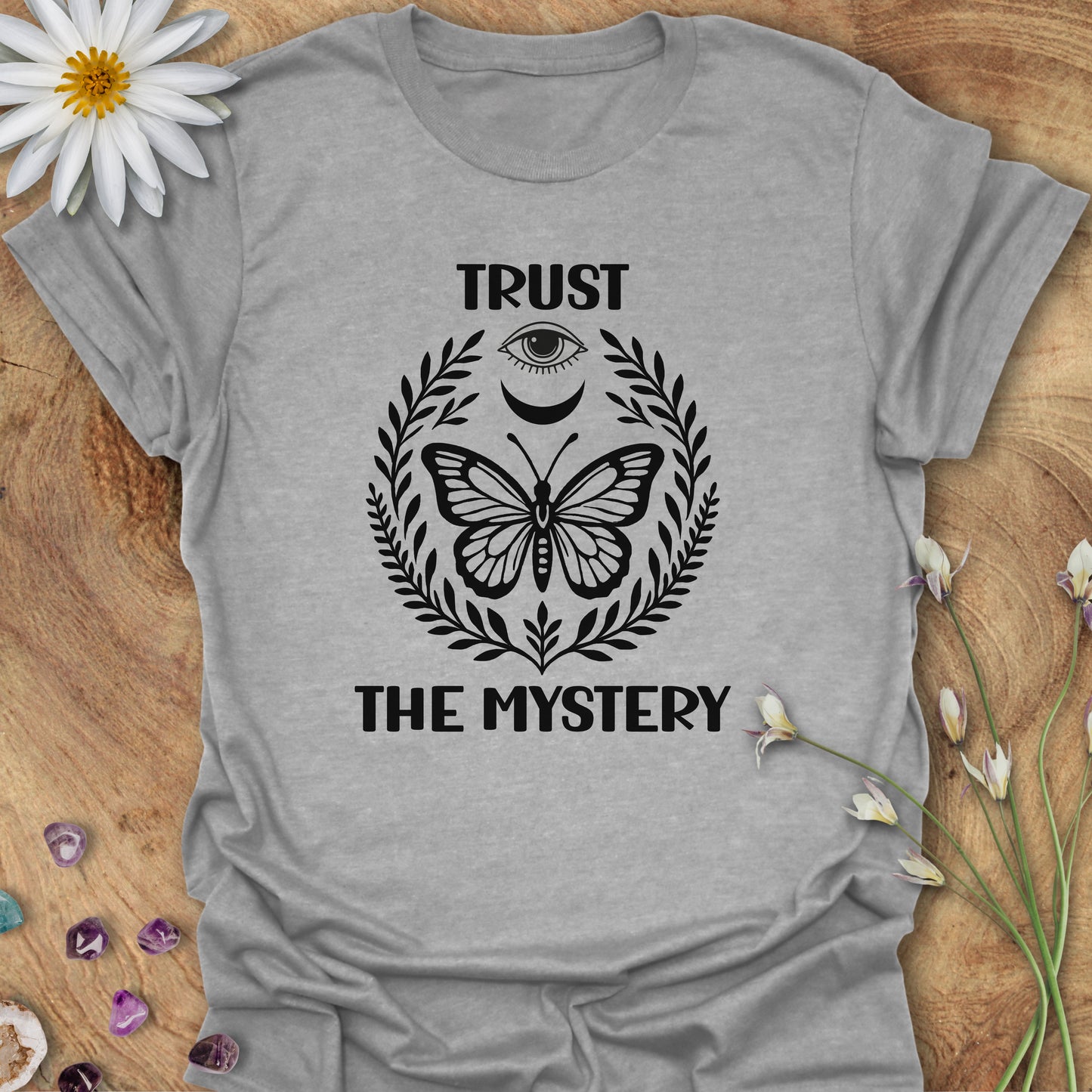 Trust The Mystery T-Shirt Sport Grey