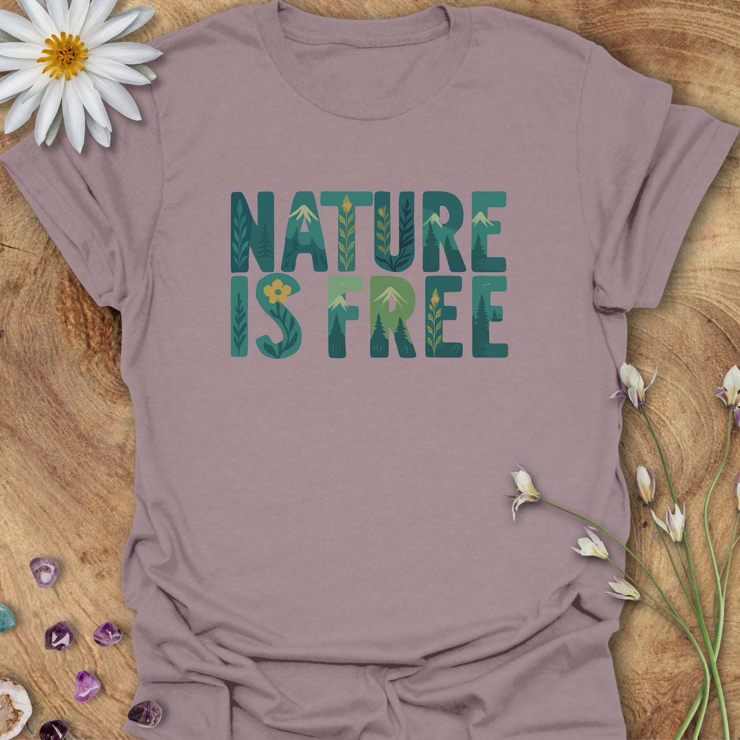 Nature is Free T-Shirt Paragon