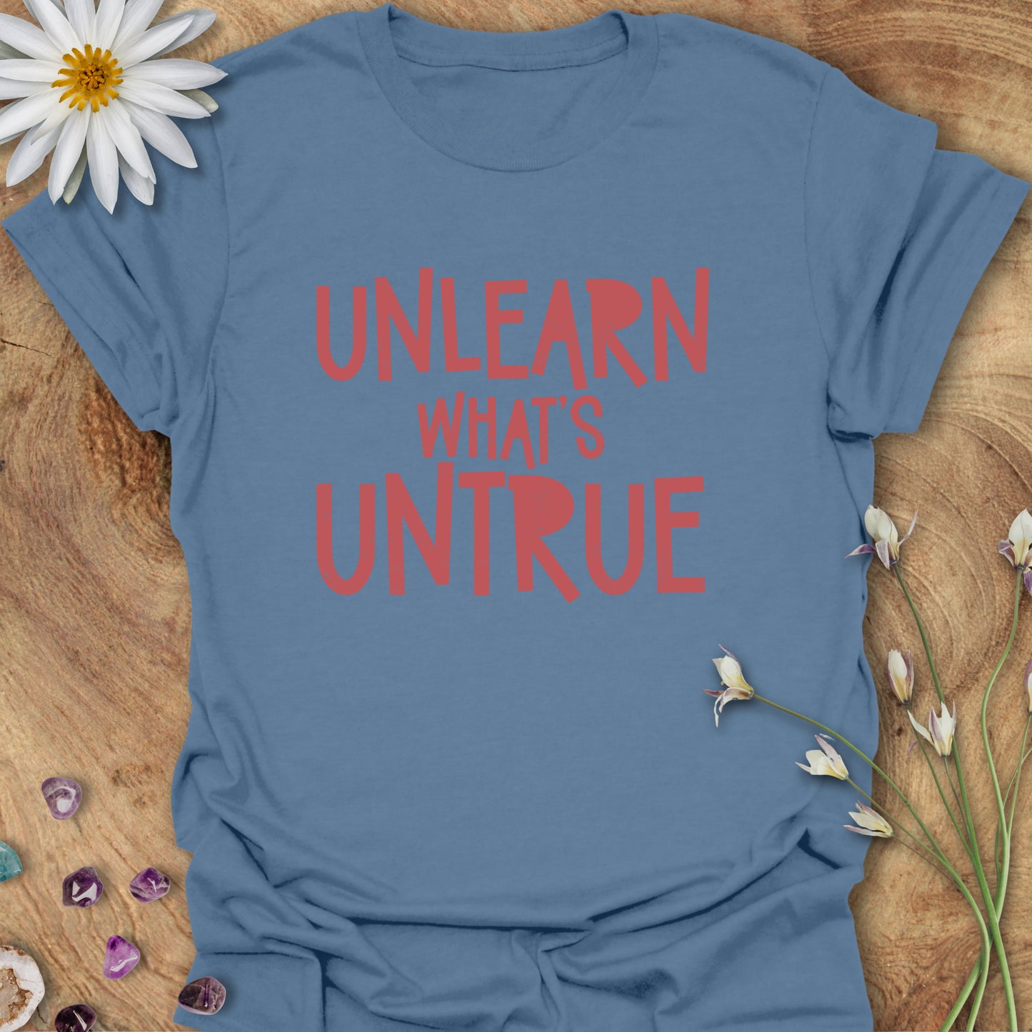 Unlearn What's Untrue Indigo Blue