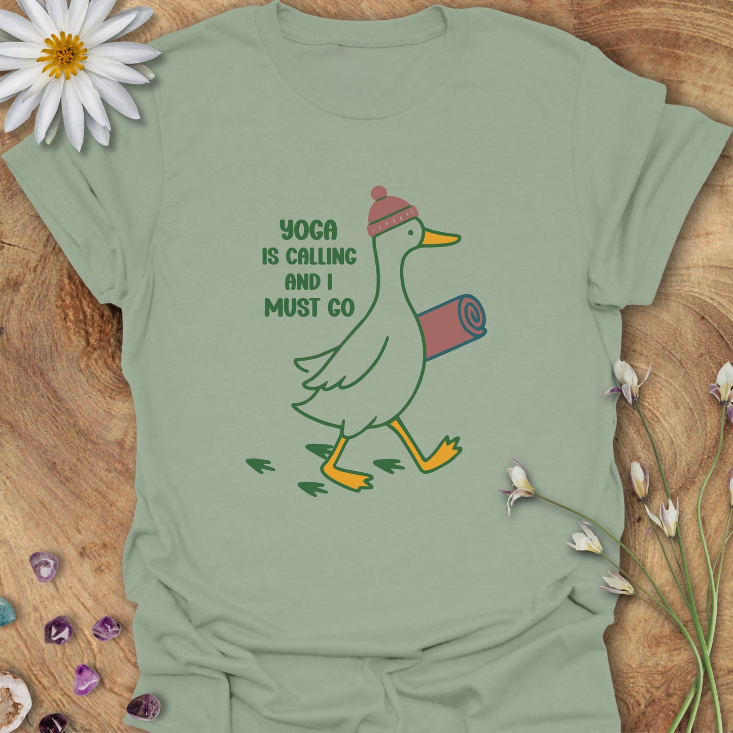Yoga is Calling and I Must Go T-Shirt