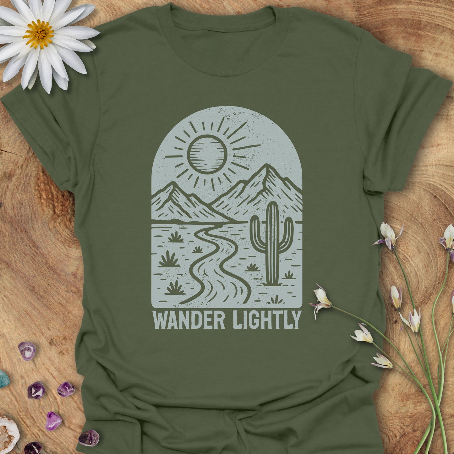 Wander Lightly T-Shirt Military Green