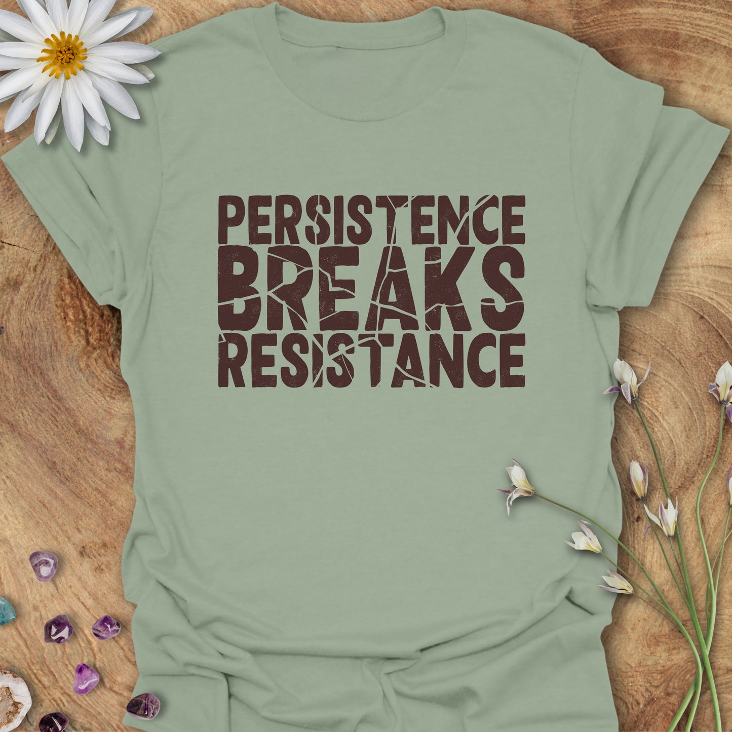 Persistence Breaks Resistance T-Shirt