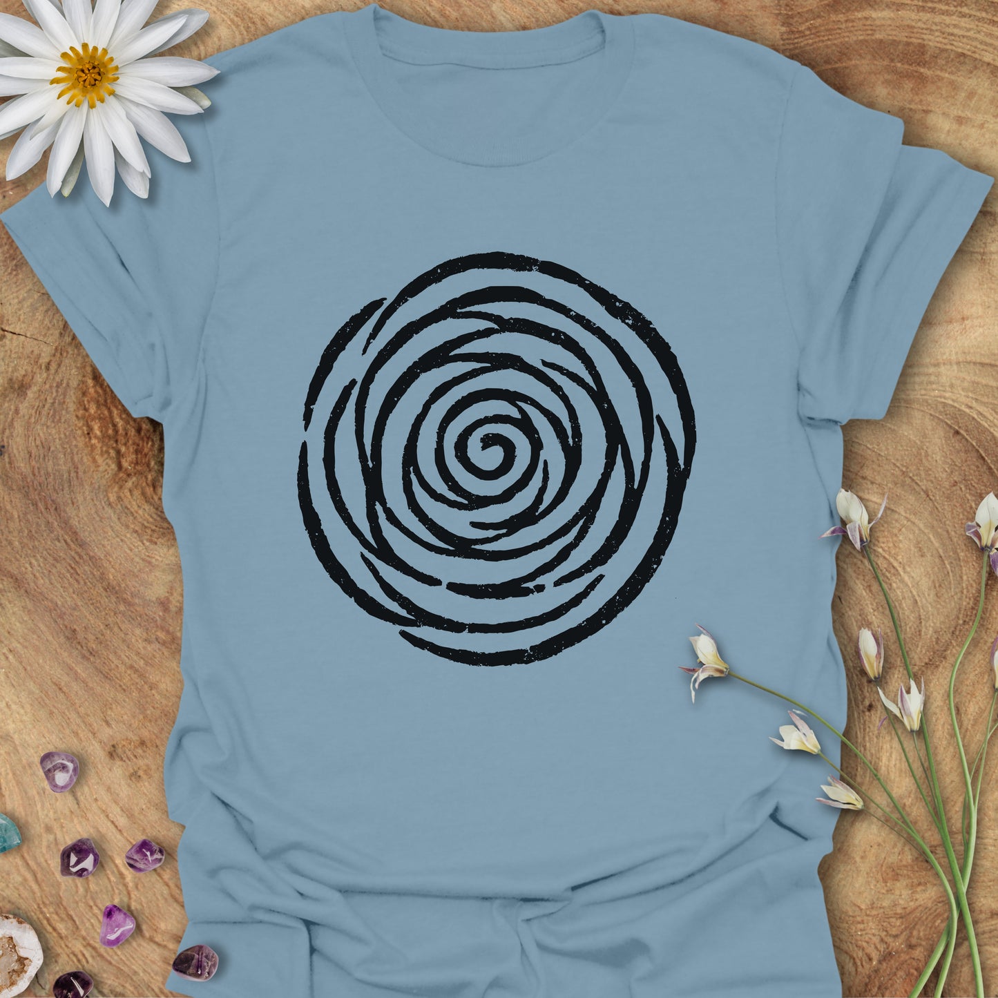 Cosmos T-Shirt Stone Blue