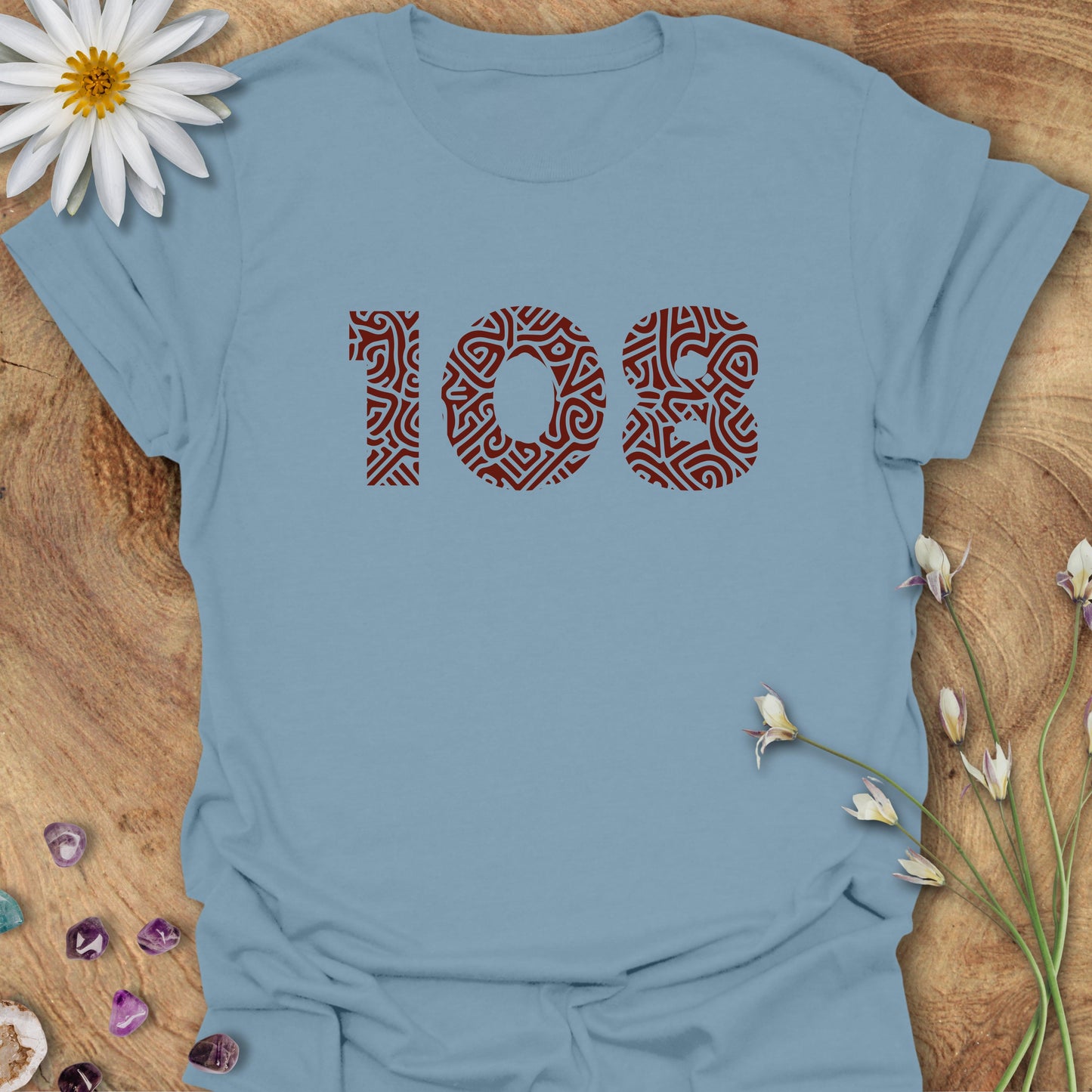 108 T-Shirt Stone Blue