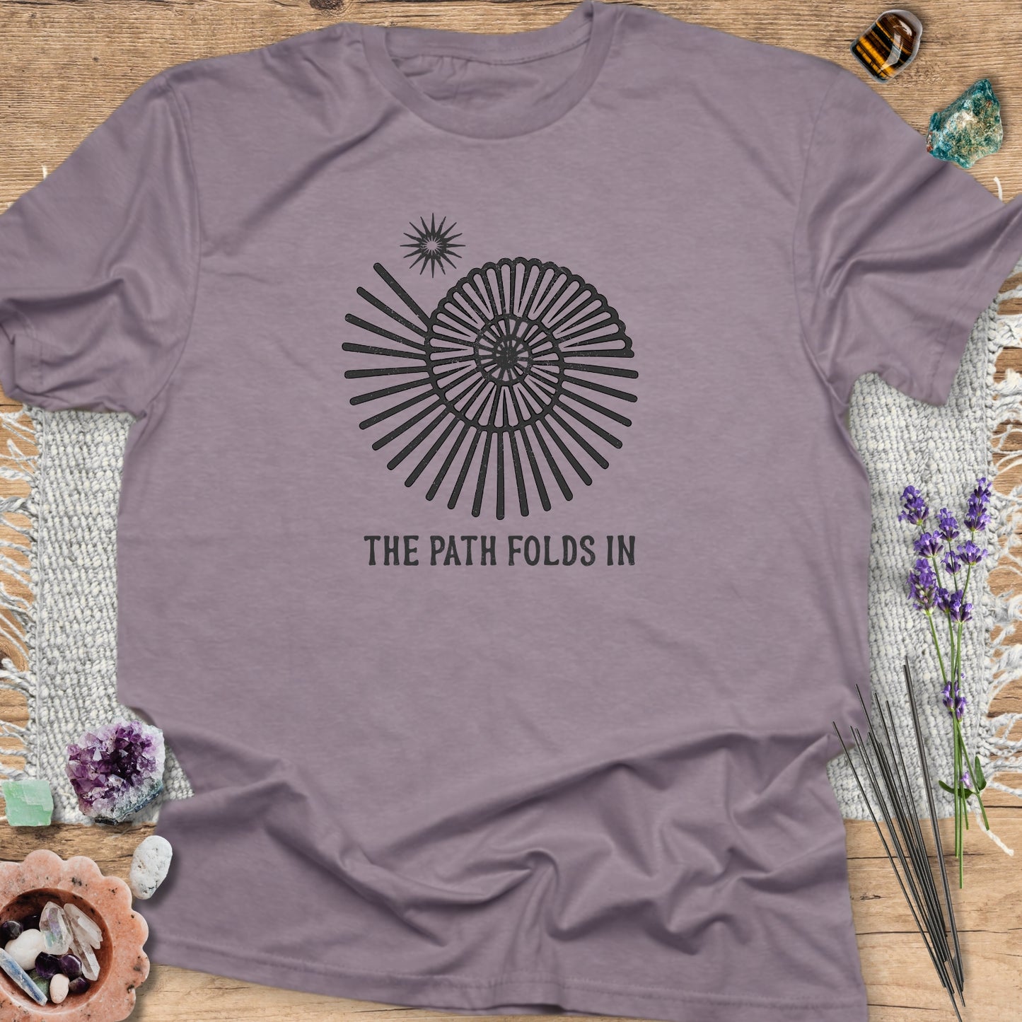 The Path Folds In T-Shirt