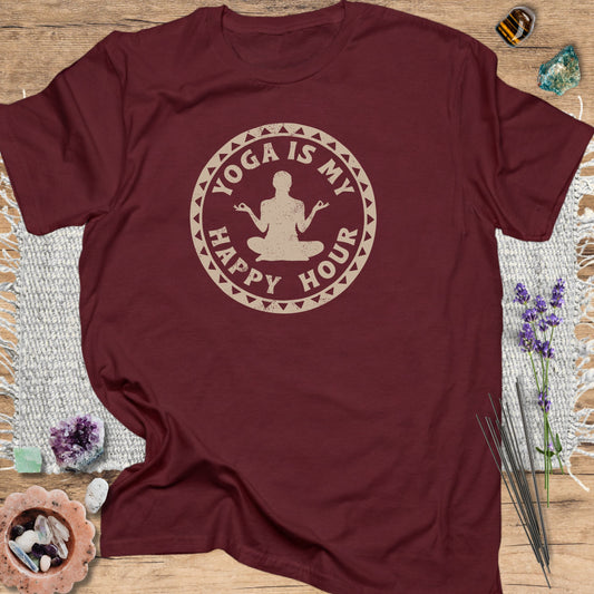 Yoga Is My Happy Hour T-Shirt