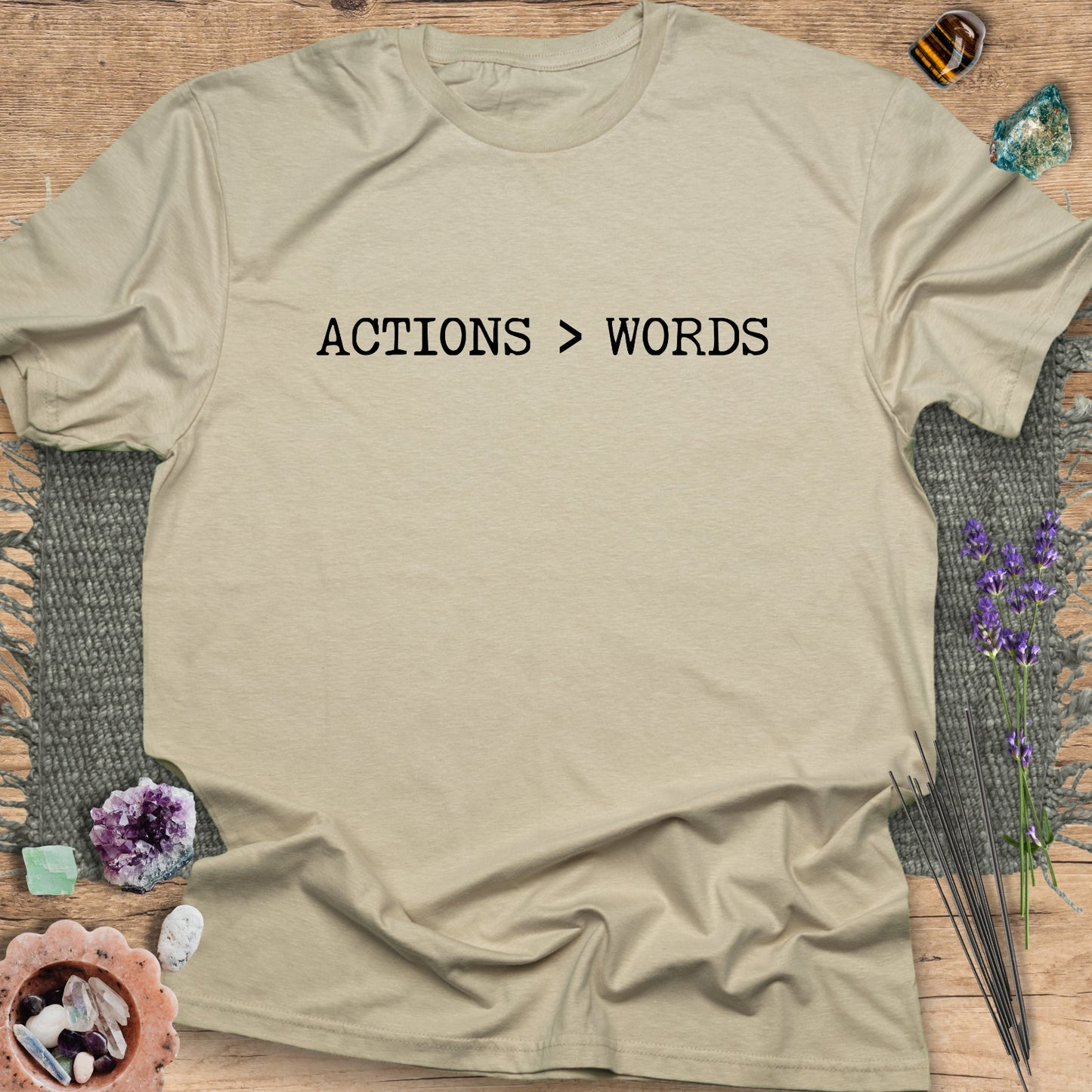 Actions > Words T-Shirt