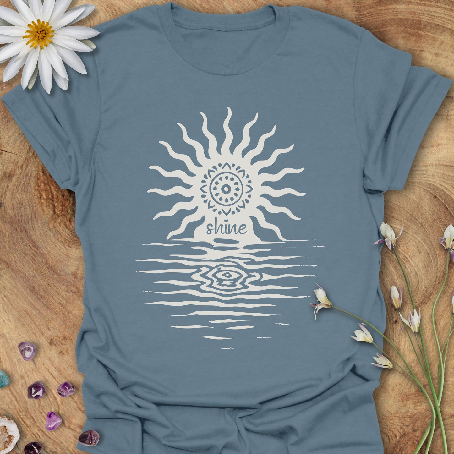 Shine T-Shirt Indigo Blue