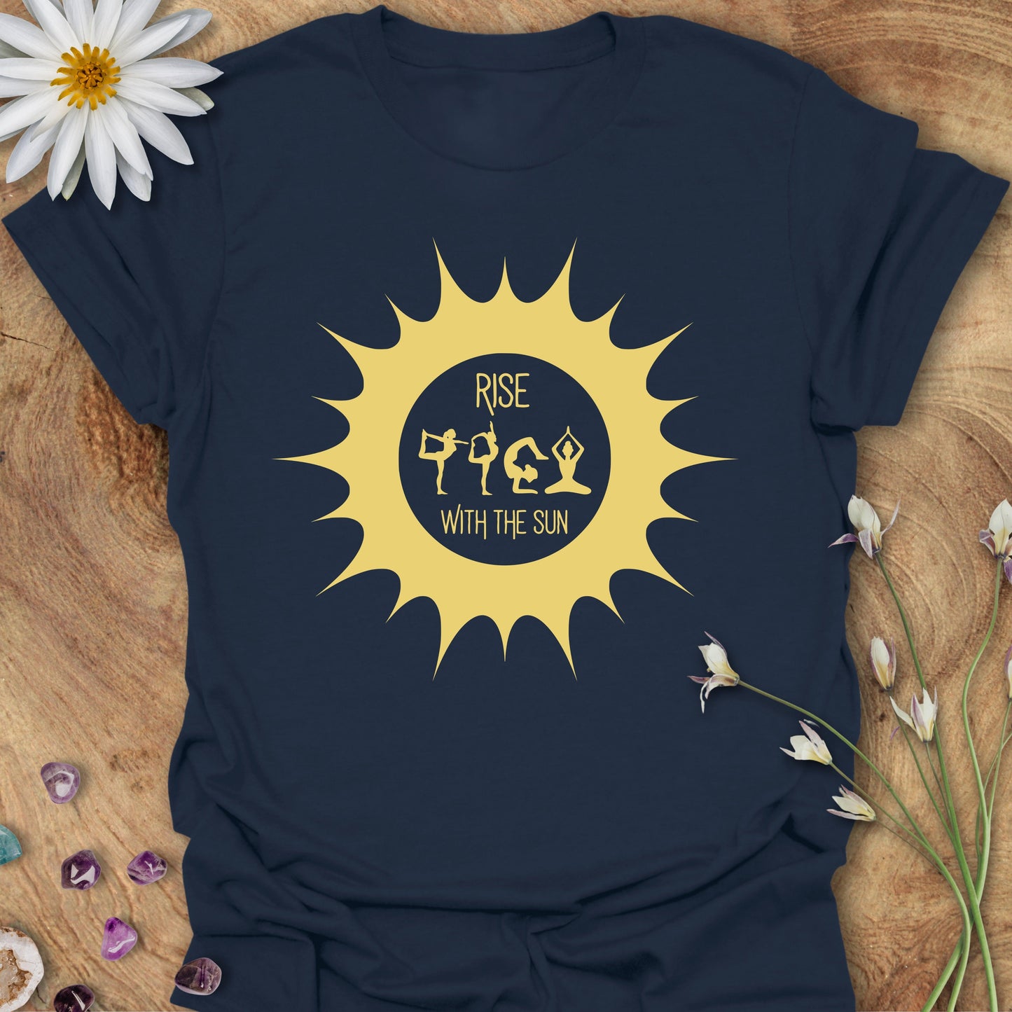 Rise With the Sun T-Shirt Navy