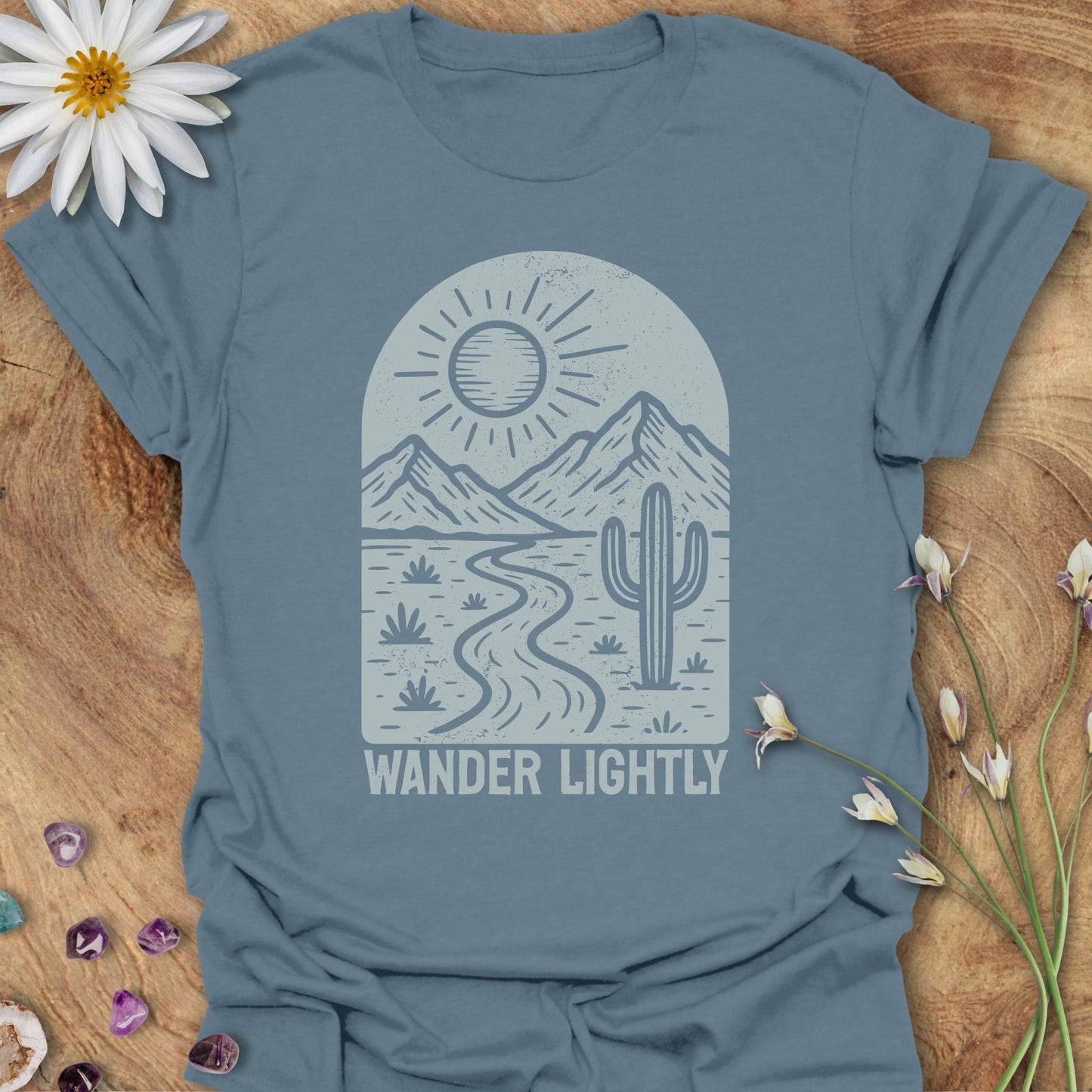 Wander Lightly T-Shirt Indigo Blue