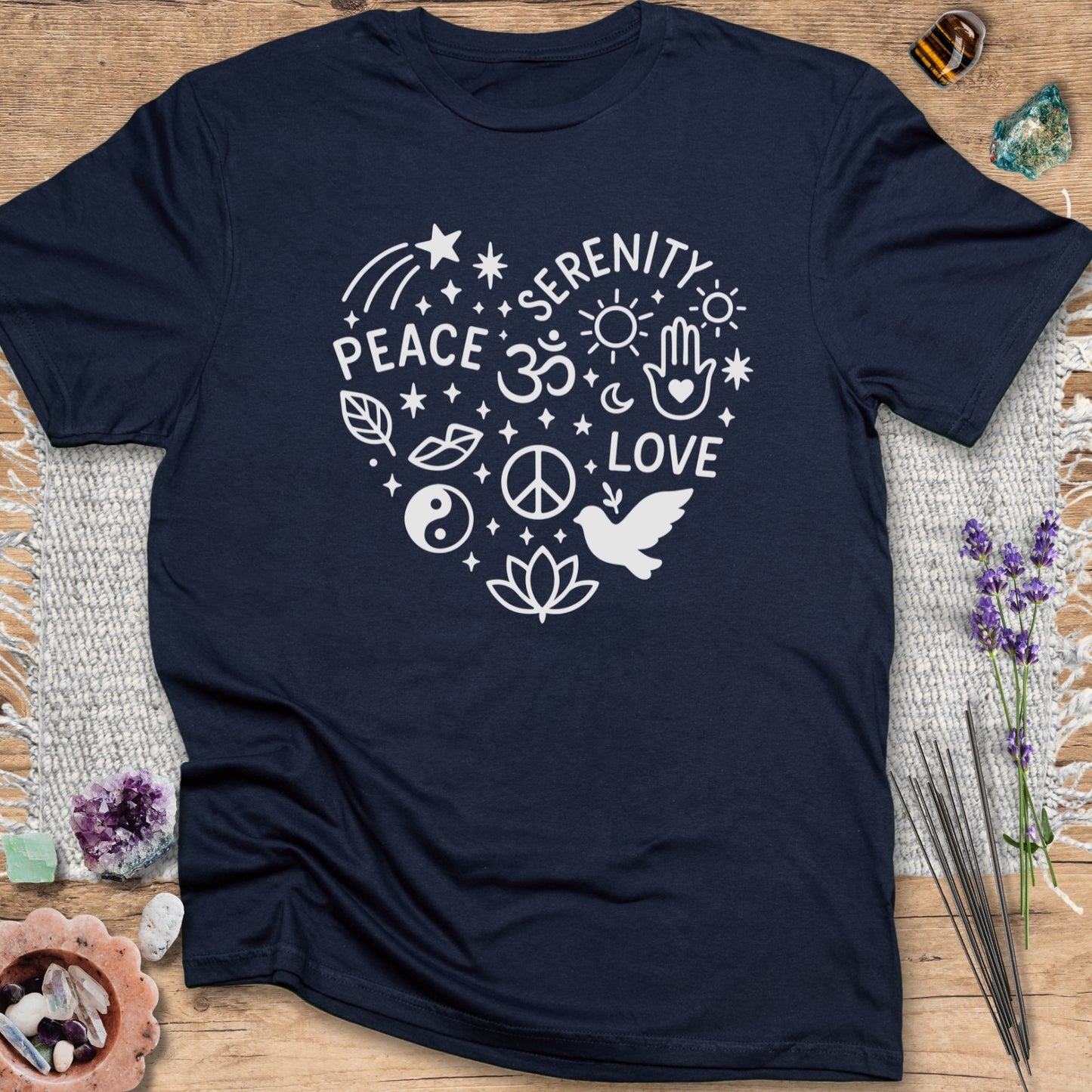 Boho Peace Heart T-Shirt