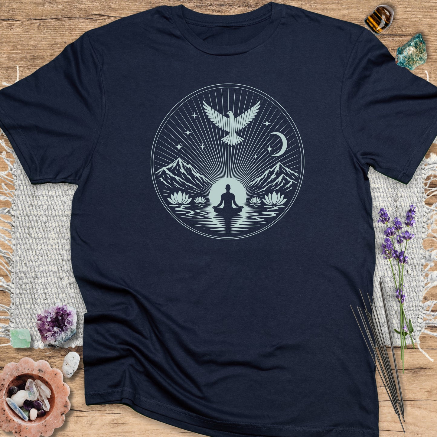 Edge Of Silence T-Shirt Navy