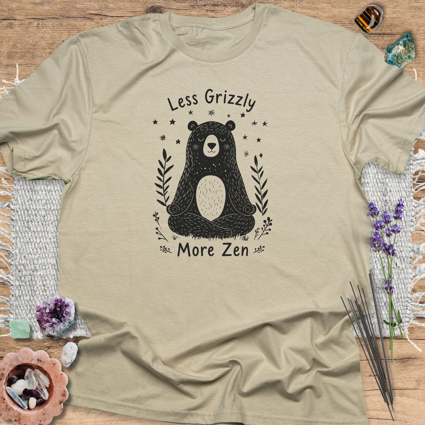 Less Grizzly More Zen T-Shirt