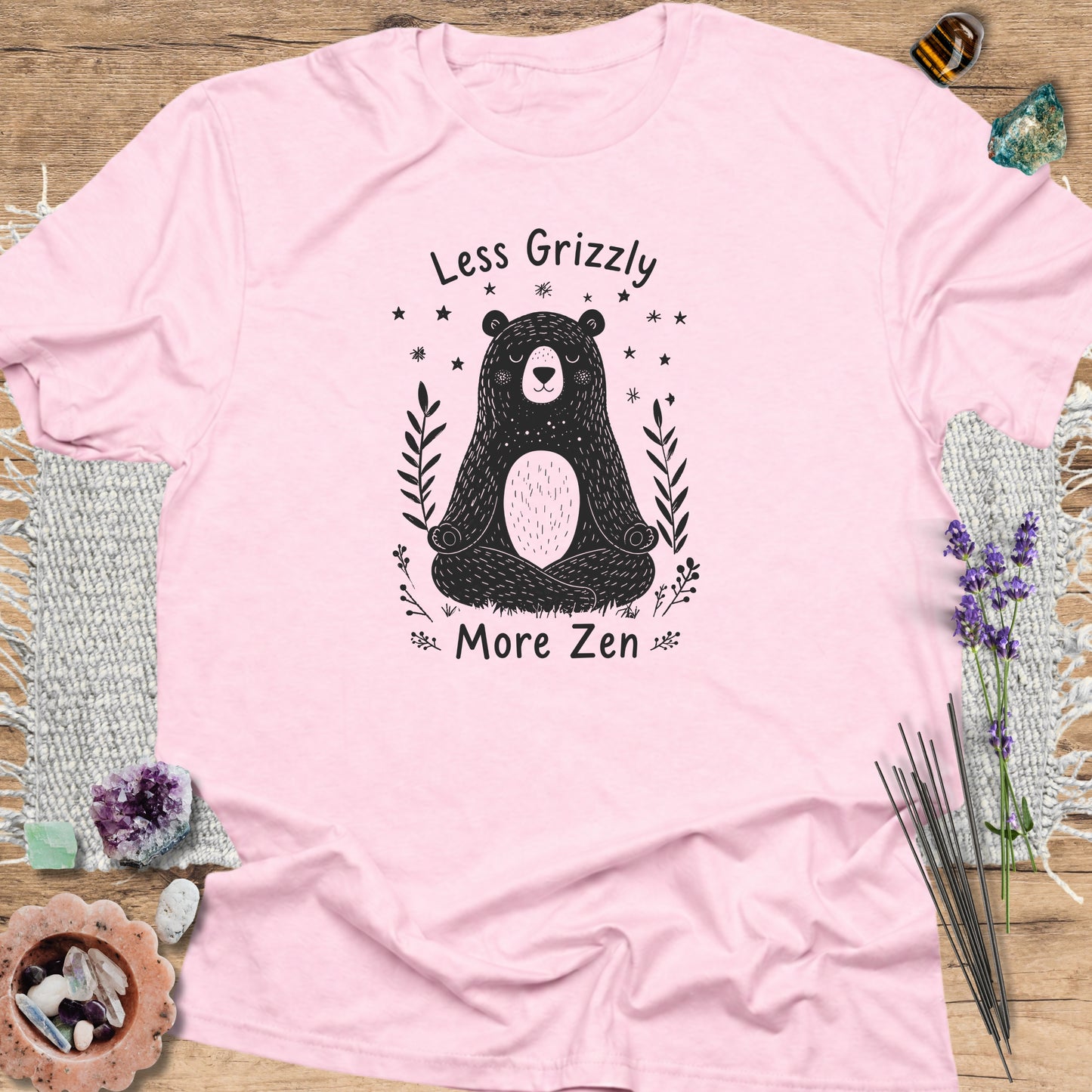 Less Grizzly More Zen T-Shirt