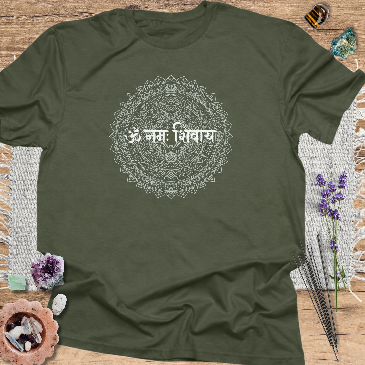 Om Namah Shivaya Mandala T-Shirt