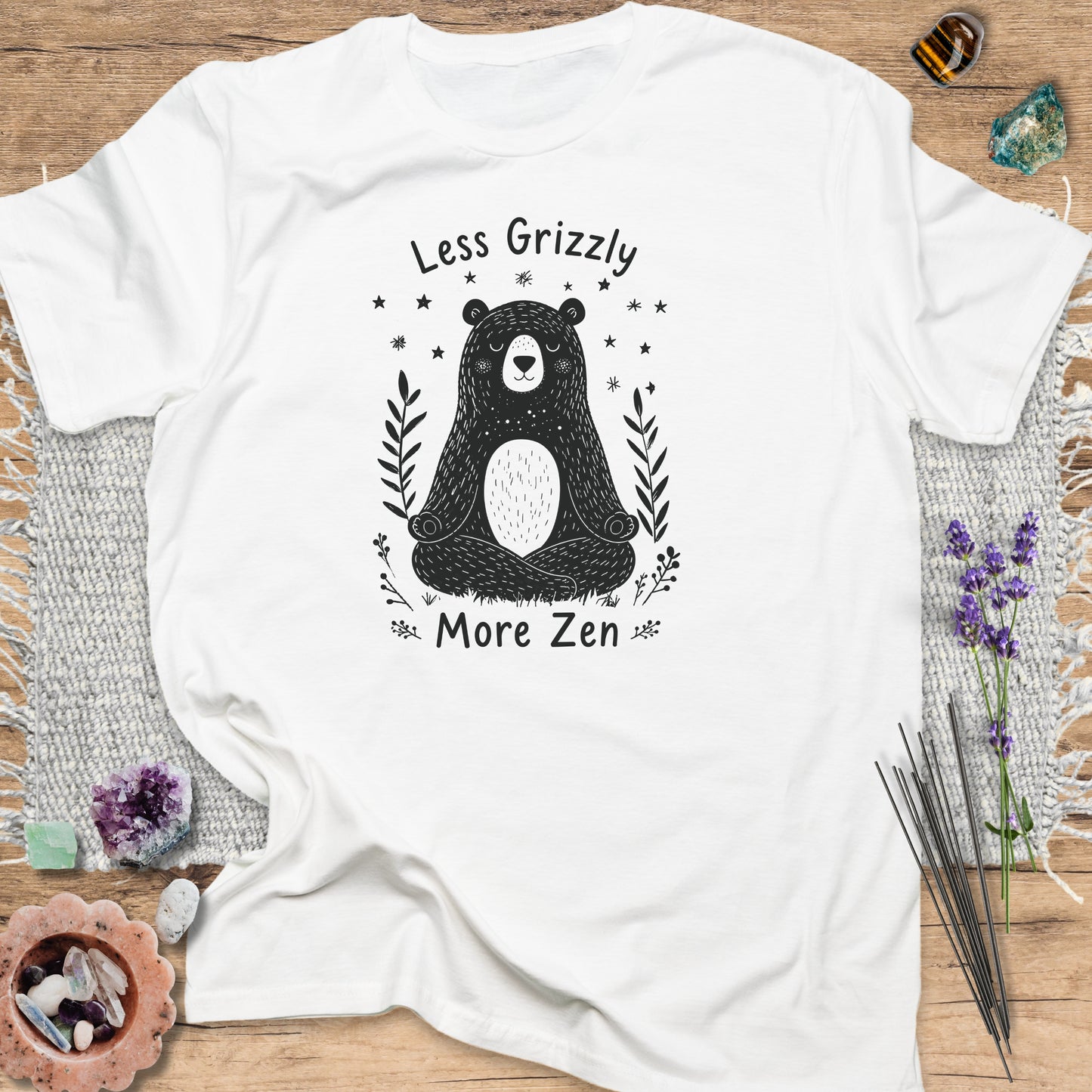 Less Grizzly More Zen T-Shirt