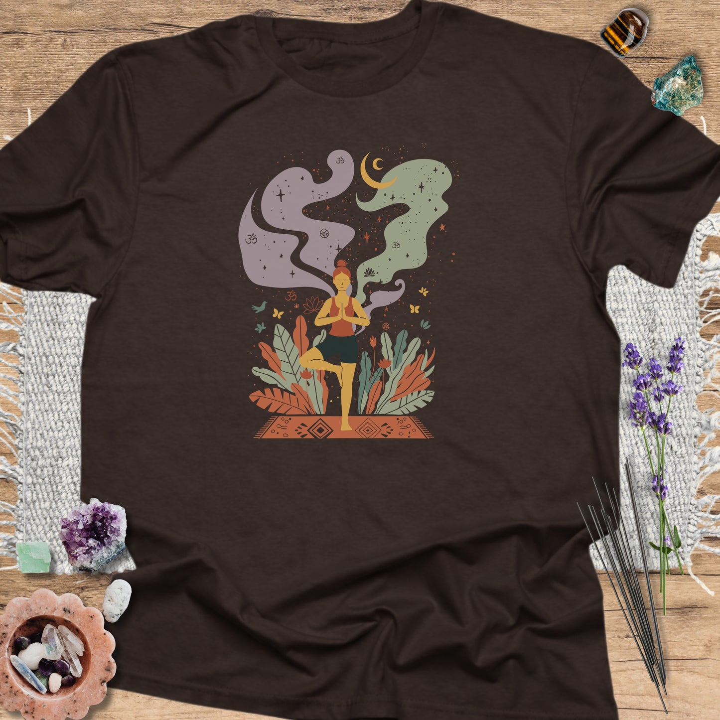 Retro Witchy Yoga T-Shirt
