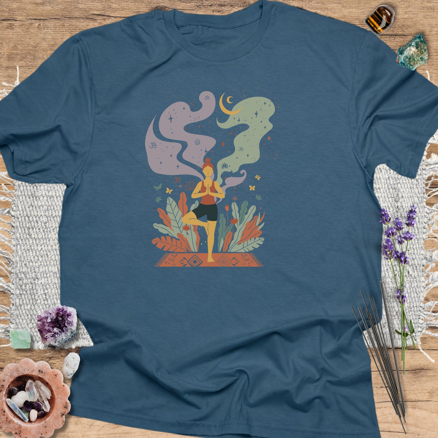 Retro Witchy Yoga T-Shirt