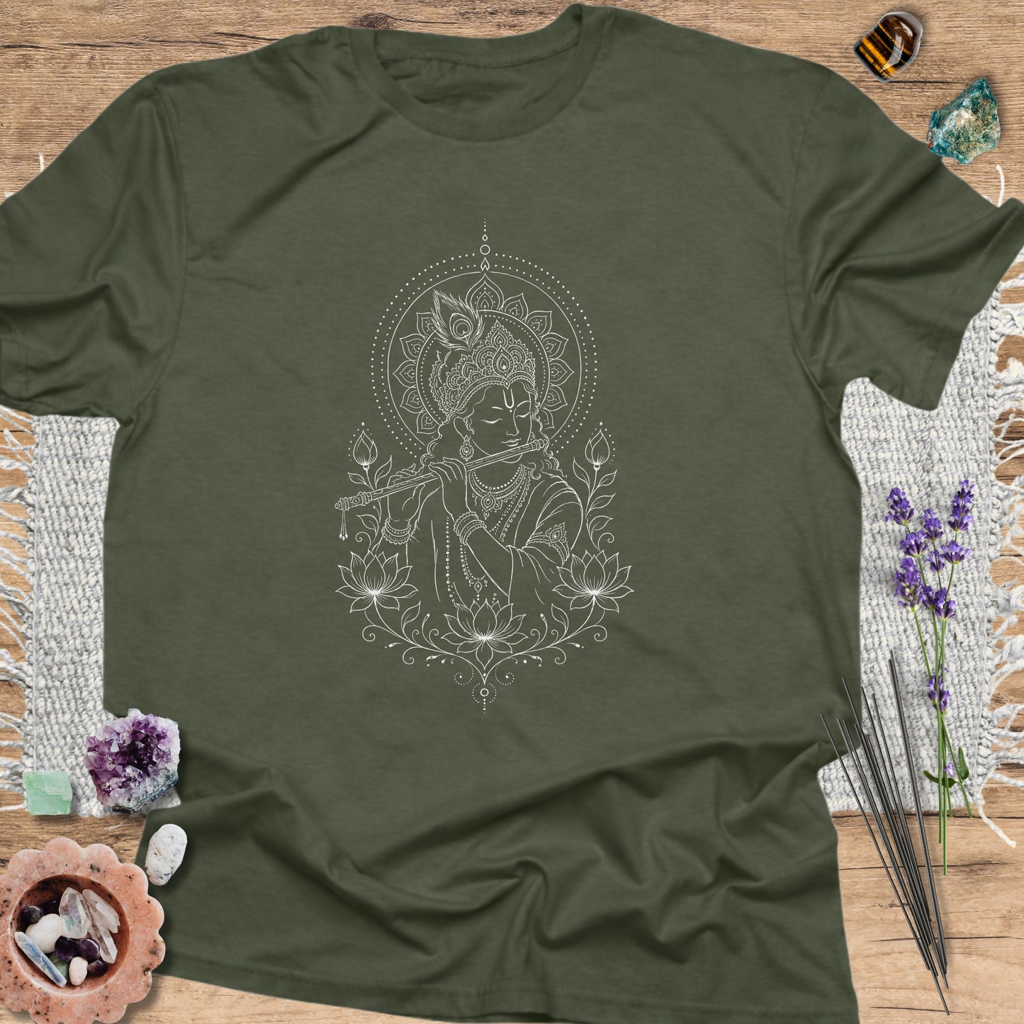 Krishna T‑Shirt Military Green