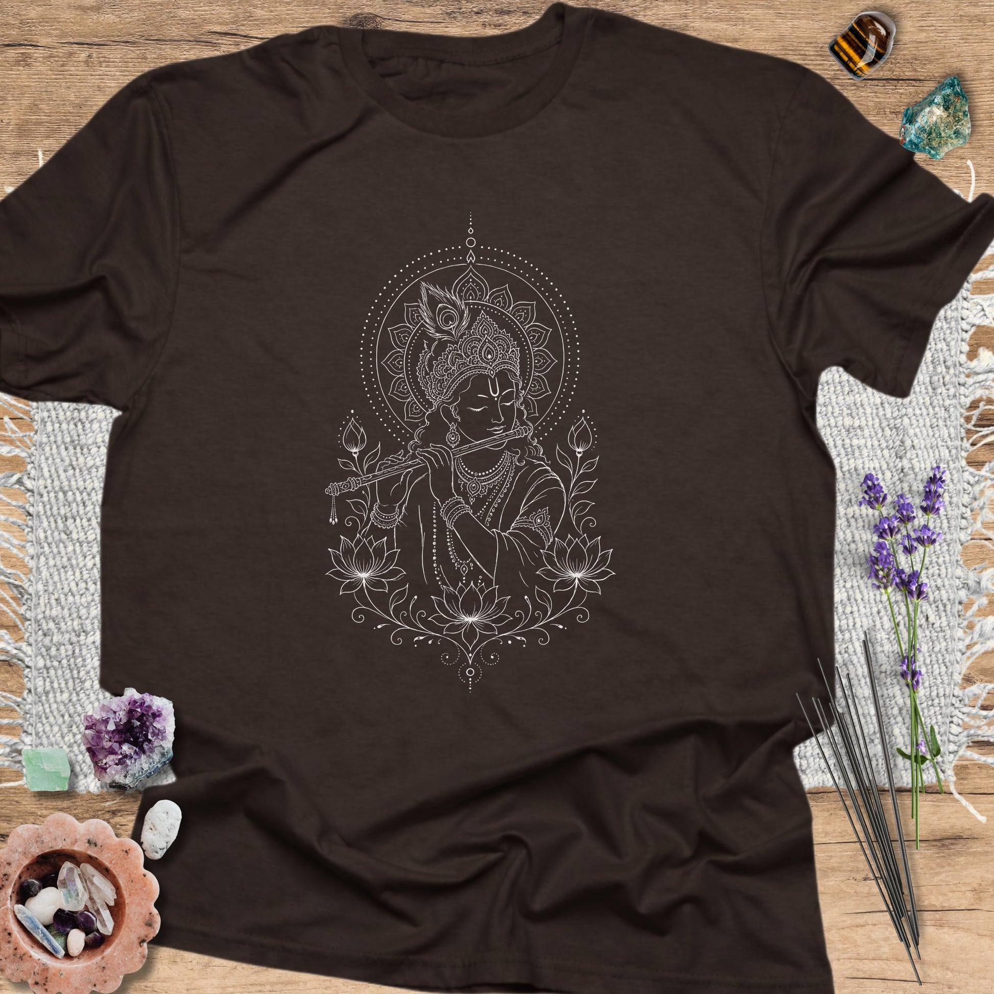 Krishna T‑Shirt Dark Chocolate