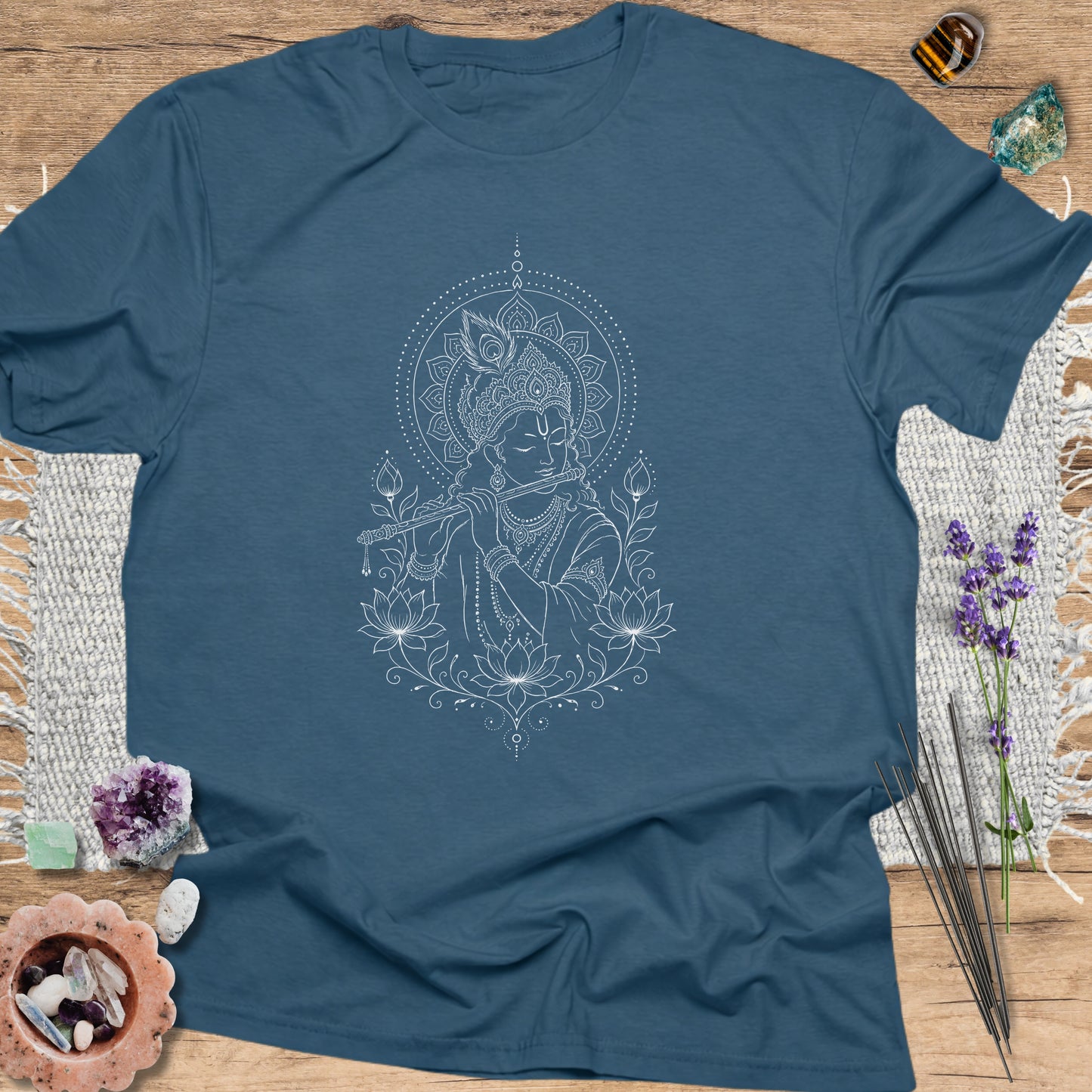 Krishna T‑Shirt Indigo Blue