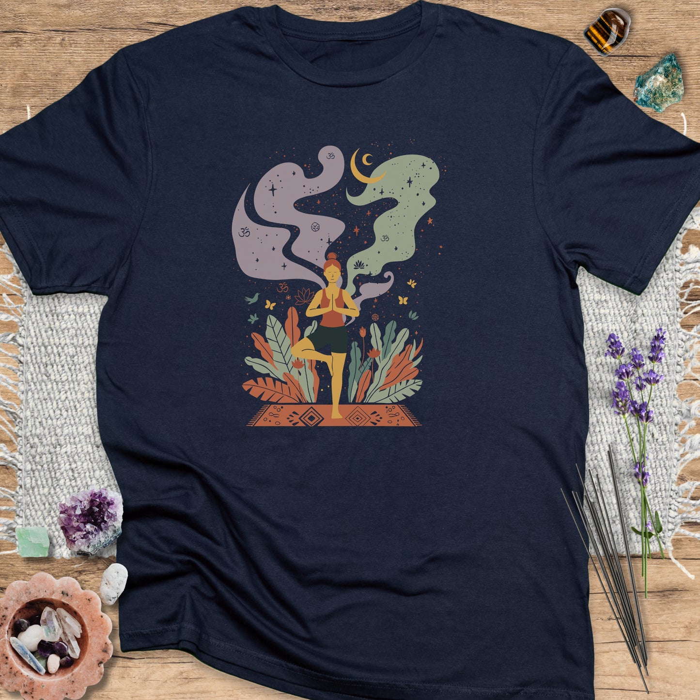 Retro Witchy Yoga T-Shirt
