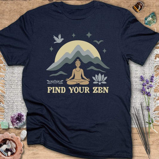 Find Your Zen Meditation T-Shirt