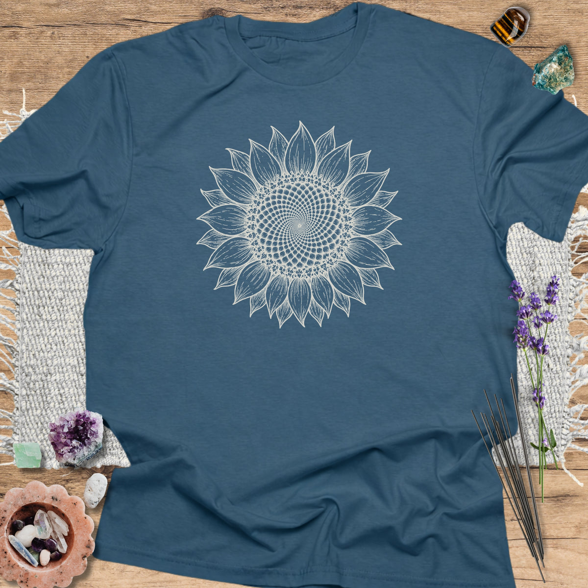 Sunflower Indigo Blue