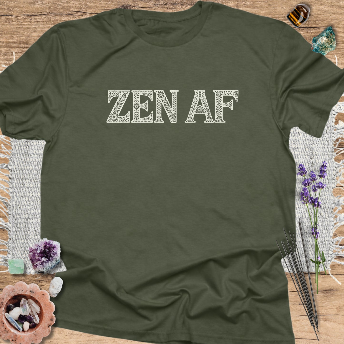 Zen AF T-Shirt Military Green