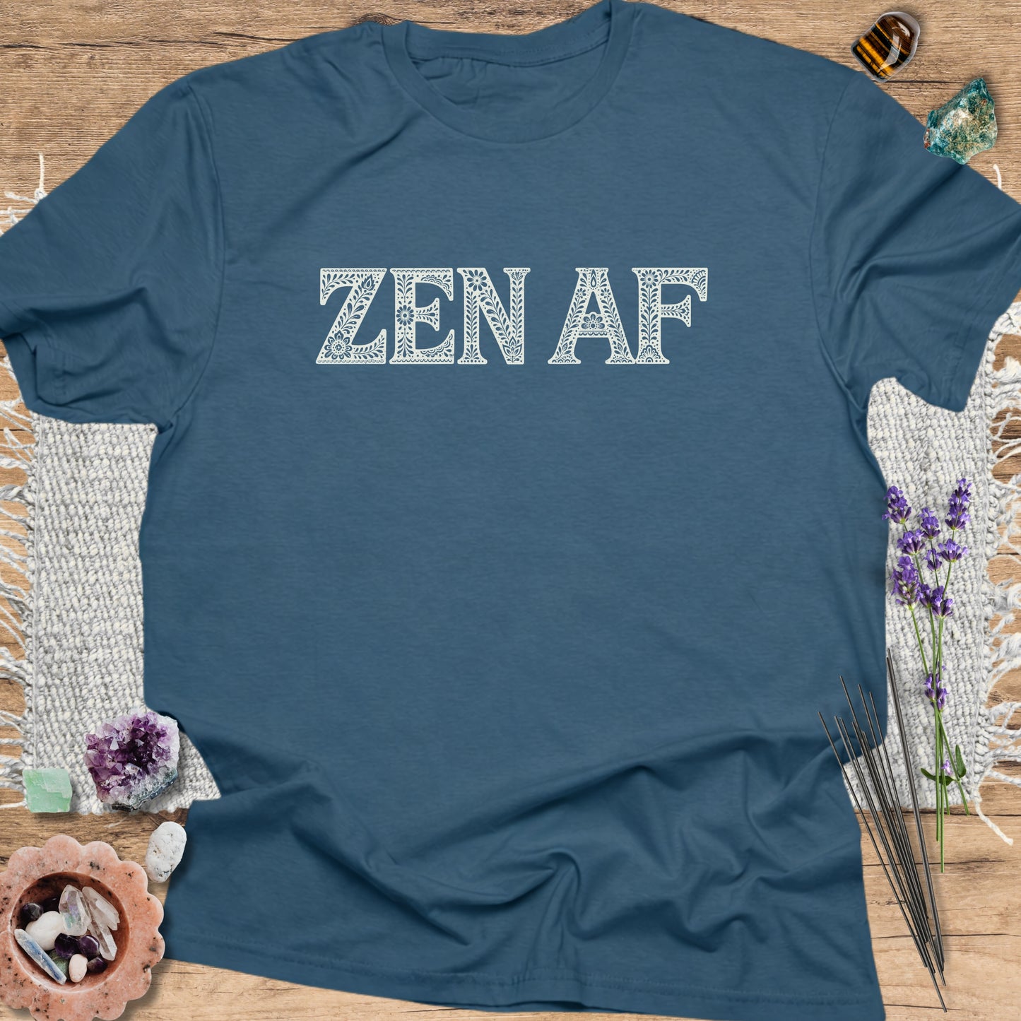 Zen AF T-Shirt Indigo Blue